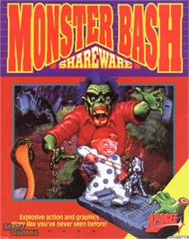 Box cover for Monster Bash on the Microsoft DOS.