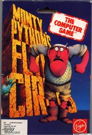 Box cover for Monty Python's Flying Circus on the Microsoft DOS.