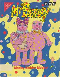 Box cover for Mr. Blobby on the Microsoft DOS.