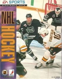 Box cover for NHL '94 on the Microsoft DOS.