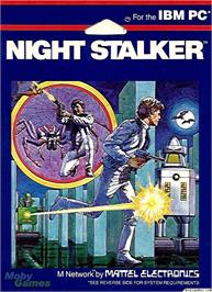Box cover for Night Stalker on the Microsoft DOS.