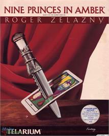 Box cover for Nine Princes In Amber on the Microsoft DOS.