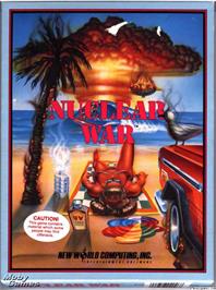 Box cover for Nuclear War on the Microsoft DOS.