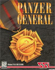 Box cover for Panzer General on the Microsoft DOS.