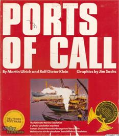 Box cover for Ports of Call on the Microsoft DOS.