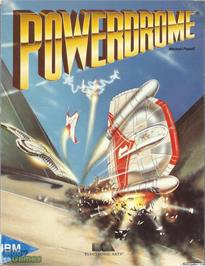 Box cover for Powerdrome on the Microsoft DOS.