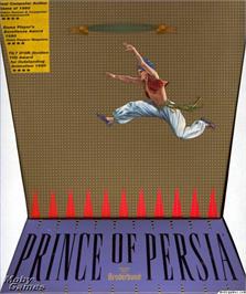 Box cover for Prince Of Persia on the Microsoft DOS.