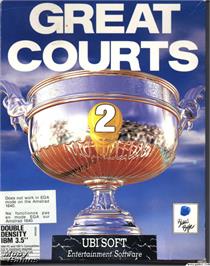 Box cover for Pro Tennis Tour 2 on the Microsoft DOS.