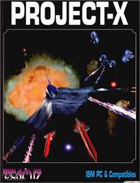 Box cover for Project-X on the Microsoft DOS.