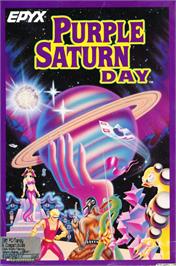 Box cover for Purple Saturn Day on the Microsoft DOS.