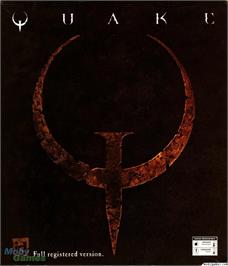 Box cover for Quake on the Microsoft DOS.