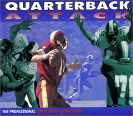 Box cover for Quarterback Attack on the Microsoft DOS.