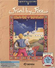 Box cover for Quest For Glory 2 - Trial By Fire on the Microsoft DOS.