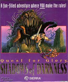 Box cover for Quest for Glory - Shadows of Darkness on the Microsoft DOS.