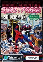 Box cover for Questprobe featuring Spider-Man on the Microsoft DOS.