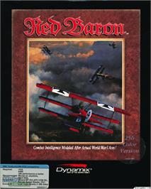 Box cover for Red Baron on the Microsoft DOS.