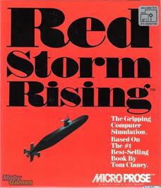 Box cover for Red Storm Rising on the Microsoft DOS.