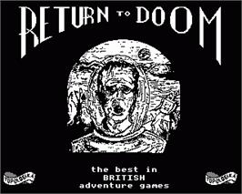 Box cover for Return To Doom on the Microsoft DOS.
