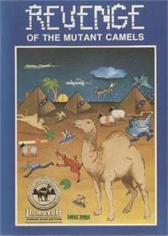 Box cover for Revenge of the Mutant Camels on the Microsoft DOS.