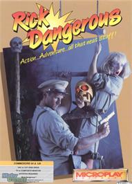 Box cover for Rick Dangerous on the Microsoft DOS.