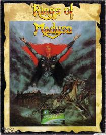Box cover for Rings of Medusa on the Microsoft DOS.