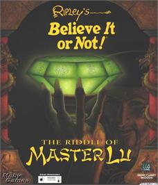 Box cover for Ripley's Believe It or Not! - The Riddle of Master Lu on the Microsoft DOS.