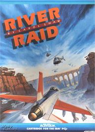 Box cover for River Raid on the Microsoft DOS.