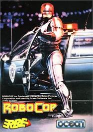 Box cover for Robocop on the Microsoft DOS.