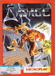 Box cover for Savage on the Microsoft DOS.