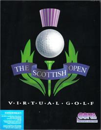 Box cover for Scottish Open, The - Virtual Golf on the Microsoft DOS.