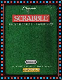 Box cover for Scrabble (1992) on the Microsoft DOS.