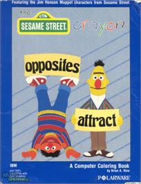 Box cover for Sesame Street Crayon, The - Opposites Attract on the Microsoft DOS.