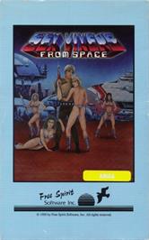 Box cover for Sex Vixens From Space on the Microsoft DOS.