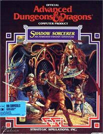 Box cover for Shadow Sorcerer on the Microsoft DOS.