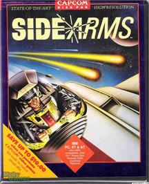 Box cover for Side Arms Hyper Dyne on the Microsoft DOS.