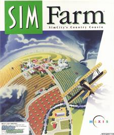 Box cover for Sim Farm on the Microsoft DOS.