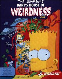 Box cover for Simpsons, The - Bart's House Of Weirdness on the Microsoft DOS.