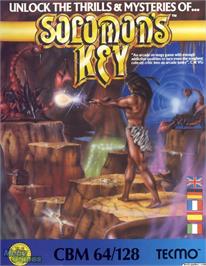 Box cover for Solomon's Key on the Microsoft DOS.