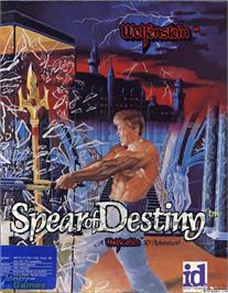 Box cover for Spear of Destiny on the Microsoft DOS.