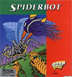 Box cover for Spiderbot on the Microsoft DOS.