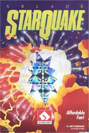 Box cover for Starquake on the Microsoft DOS.