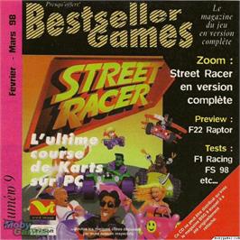 Box cover for Street Racer on the Microsoft DOS.