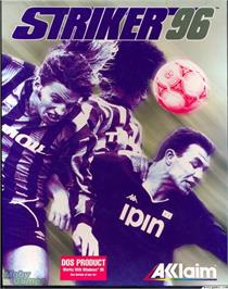 Box cover for Striker '96 on the Microsoft DOS.