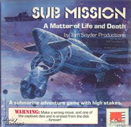 Box cover for Sub Mission on the Microsoft DOS.