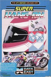 Box cover for Super Hang-On on the Microsoft DOS.