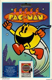 Box cover for Super Pac-Man on the Microsoft DOS.