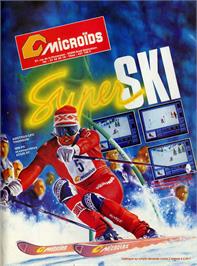 Box cover for Super Ski on the Microsoft DOS.
