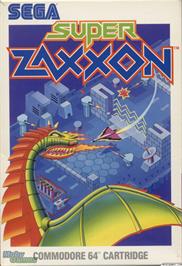 Box cover for Super Zaxxon on the Microsoft DOS.