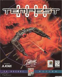 Box cover for Tempest 2000 on the Microsoft DOS.