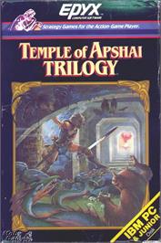Box cover for Temple of Apshai Trilogy on the Microsoft DOS.